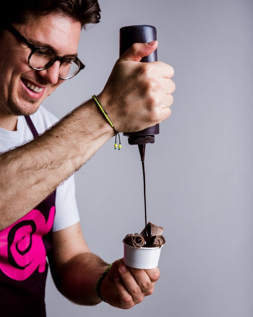 giacomo bizzarri gelato arrotolato